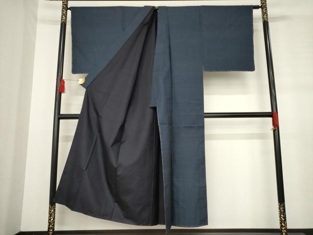 平和屋着物●男性　本場大島紬　アンサンブル　100亀甲　総詰め　正絹　逸品　未使用　AABD7418ck