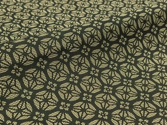平和屋着物▽本場大島紬 単衣 花丸文 正絹 逸品 AABD7494jh