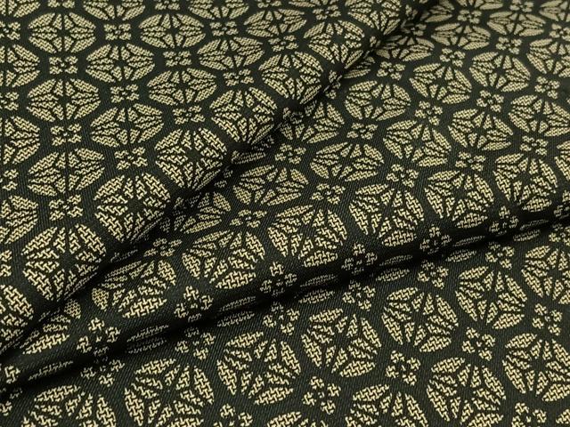 平和屋着物▽本場大島紬 単衣 花丸文 正絹 逸品 AABD7494jh