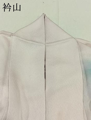 平和屋着物▽訪問着 単衣 流水文 紅葉 暈し染め 正絹 逸品 AABD7498jh