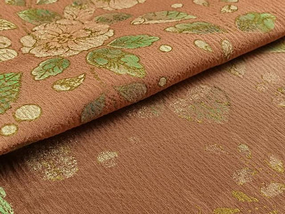 平和屋着物▽訪問着 単衣 辻が花 暈し染め 金彩 正絹 逸品 AABD7504jh