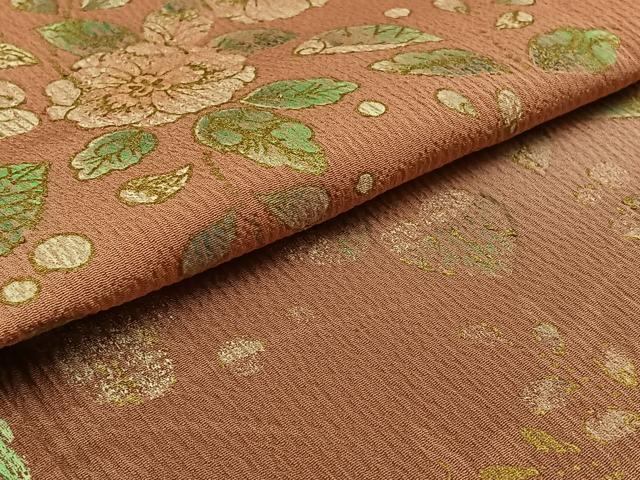 平和屋着物▽訪問着 単衣 辻が花 暈し染め 金彩 正絹 逸品 AABD7504jh