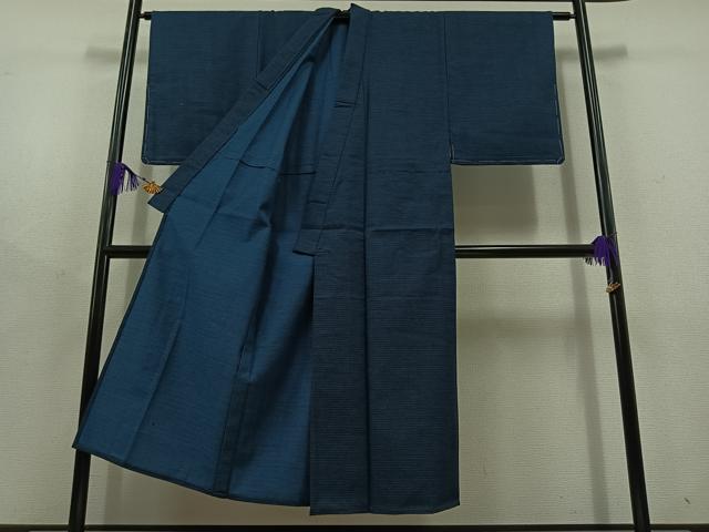 平和屋着物▽男性　小紋　単衣　アンサンブル　80亀甲　総詰め　逸品　AABD7506jh