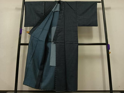 平和屋着物▽男性 小紋 単衣 アンサンブル 100亀甲 総詰め AABD7509jh