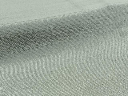 平和屋着物▽お召　単衣　錫色　正絹　逸品　AABD7511jh