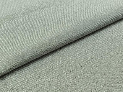 平和屋着物▽お召　単衣　錫色　正絹　逸品　AABD7511jh