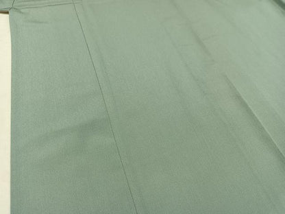 平和屋着物▽上質な色無地 単衣 空色 正絹 逸品 AABD7513jh