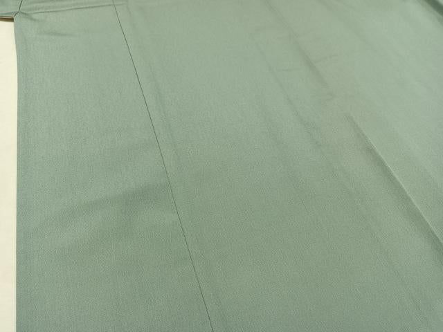 平和屋着物▽上質な色無地 単衣 空色 正絹 逸品 AABD7513jh