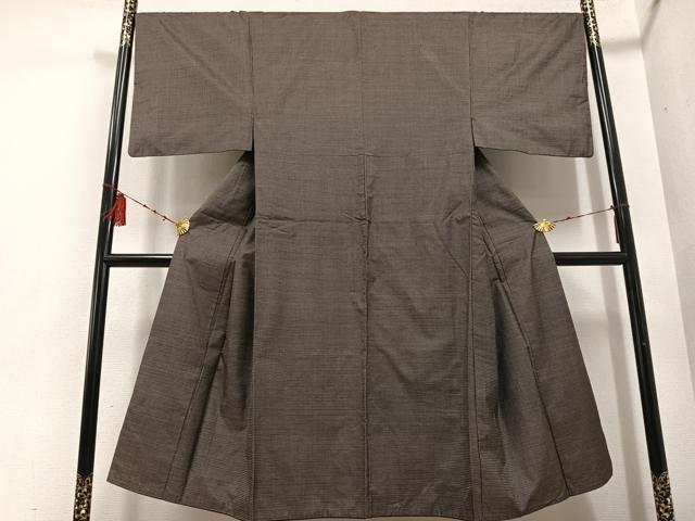 平和屋着物●男性 本場大島紬 100亀甲 総詰め 正絹 逸品 AABD7526ph