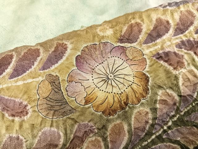 平和屋着物○訪問着 作家物 泰常 辻が花 絞り 暈し染め 金彩