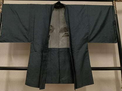 平和屋着物●男性　本場大島紬　アンサンブル　100亀甲　総詰め　正絹　逸品　AABD7556ph