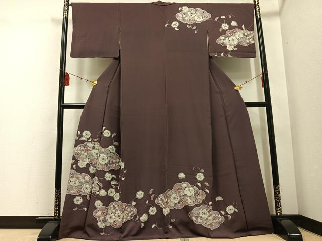 平和屋着物●訪問着 辻が花 絞り 正絹 逸品 AABD7584ph