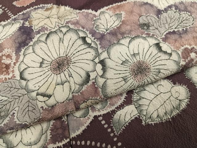 平和屋着物●訪問着 辻が花 絞り 正絹 逸品 AABD7584ph