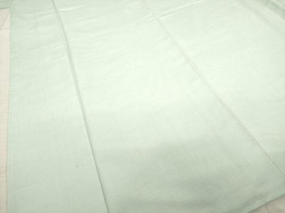 平和屋着物●結城紬　色無地　蕎麦切色　ロング丈　正絹　逸品　AABD7633ck