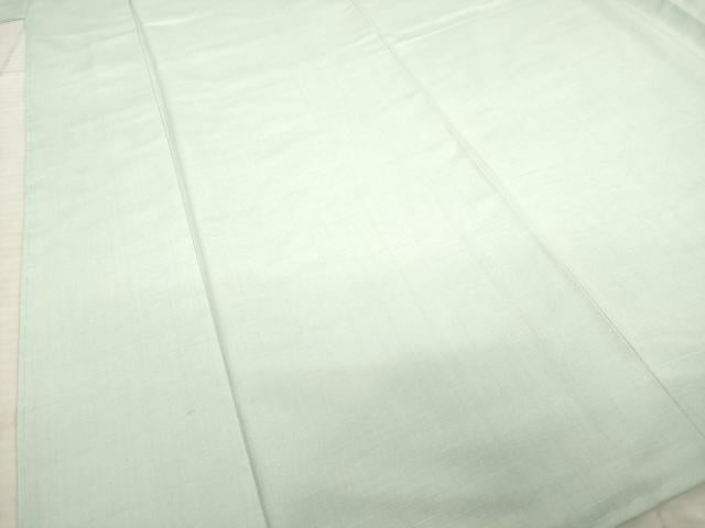 平和屋着物●結城紬　色無地　蕎麦切色　ロング丈　正絹　逸品　AABD7633ck