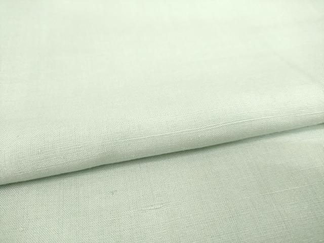 平和屋着物●結城紬　色無地　蕎麦切色　ロング丈　正絹　逸品　AABD7633ck