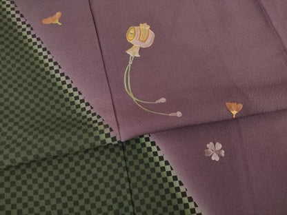 平和屋着物●訪問着　刺繍　打ち出の小槌　正絹　逸品　AABD7639ck