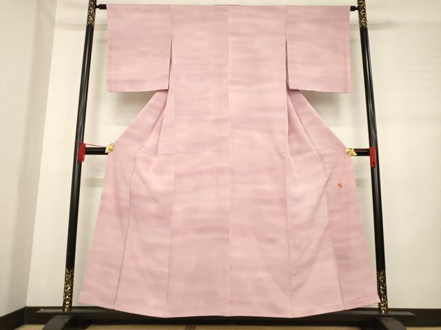 平和屋着物●上質な小紋　作家物　霞文　暈し染め　正絹　逸品　AABD7659ck