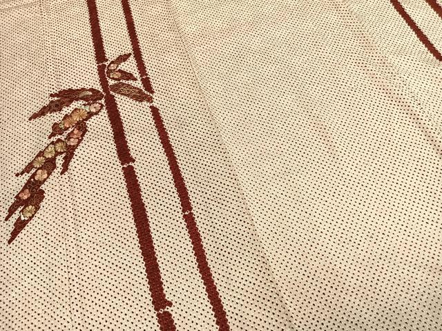 平和屋着物●訪問着 総絞り 駒刺繍 松竹梅 菊 金銀糸 金彩 正絹 逸品 AABD8529fy