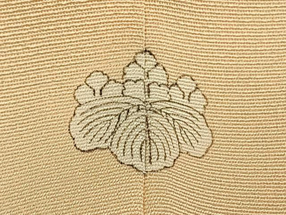 平和屋着物●訪問着　枝葉文　暈し染め　金糸　金彩　正絹　逸品　AABD8535fy