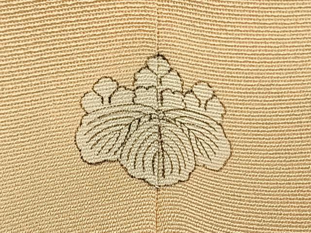 平和屋着物●訪問着　枝葉文　暈し染め　金糸　金彩　正絹　逸品　AABD8535fy