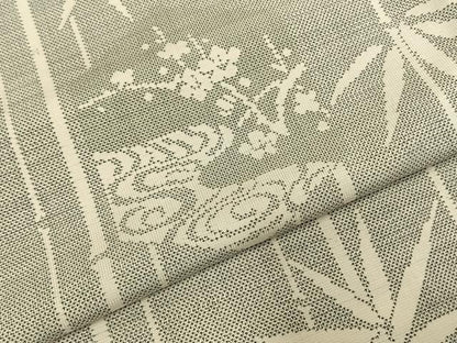 平和屋着物●本場大島紬　カタス9マルキ　松竹梅　亀甲文様　正絹　逸品　AABD8551fy