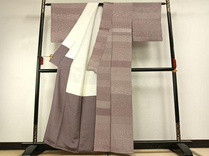 平和屋着物●寺山存男　江戸小紋　百柄　正絹　逸品　AABD8561fy