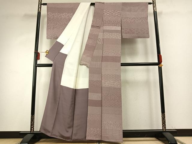 平和屋着物●寺山存男　江戸小紋　百柄　正絹　逸品　AABD8561fy