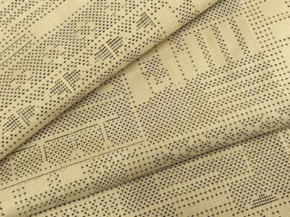 平和屋着物●本場大島紬　一元7マルキ　色紙文　正絹　逸品　AABD8575fy