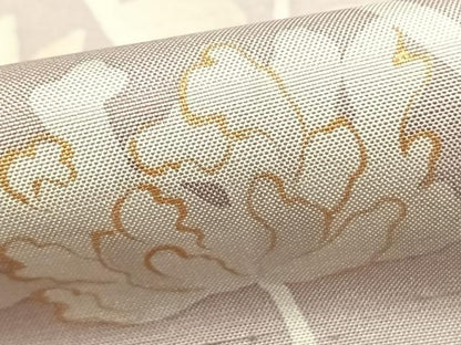 平和屋着物●訪問着　紬地　枝花文　暈し染め　さが美扱い　正絹　逸品　AABD8580fy
