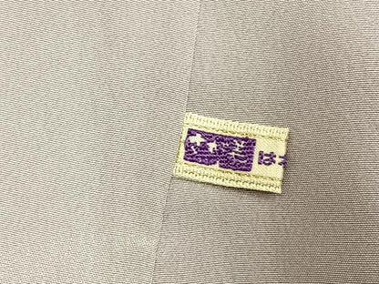 平和屋着物●訪問着　紬地　枝花文　暈し染め　さが美扱い　正絹　逸品　AABD8580fy