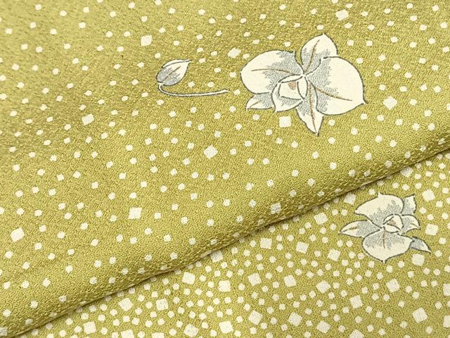 平和屋着物●訪問着　作家物　夢路　舞花文　金彩　正絹　逸品　AABD8587fy