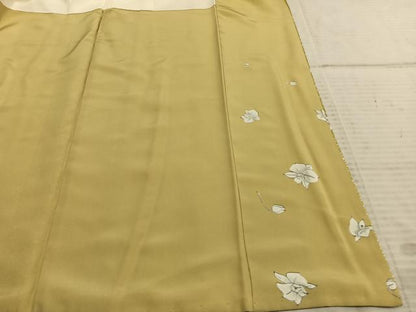 平和屋着物●訪問着　作家物　夢路　舞花文　金彩　正絹　逸品　AABD8587fy
