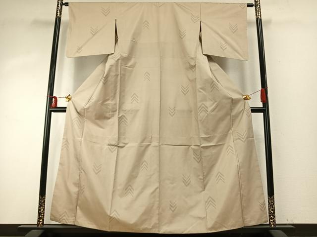 平和屋着物●本場大島紬 カタス7マルキ 幾何学文様 正絹 逸品 AABD8601fy