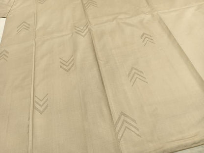 平和屋着物●本場大島紬 カタス7マルキ 幾何学文様 正絹 逸品 AABD8601fy