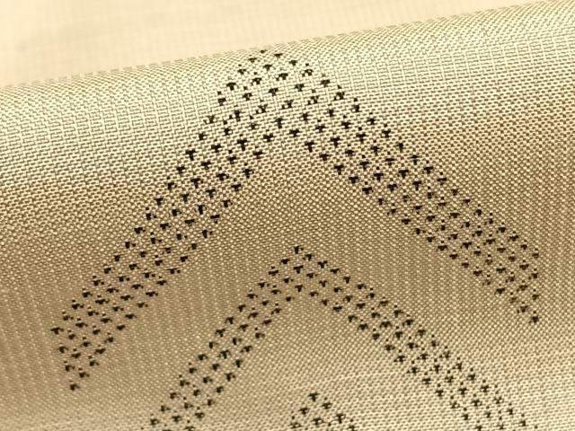 平和屋着物●本場大島紬 カタス7マルキ 幾何学文様 正絹 逸品 AABD8601fy