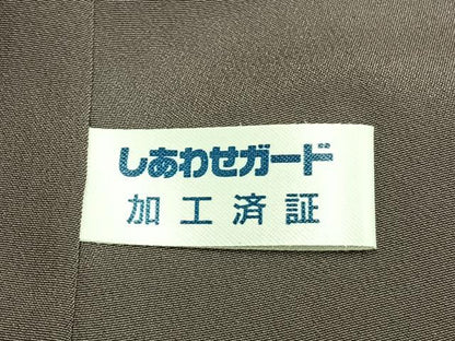 平和屋着物●訪問着　地紙花文　暈し染め　金銀彩　正絹　逸品　AABD8605fy