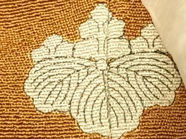 平和屋着物●上質な色無地　作家物　黄朽葉色　正絹　逸品　AABD8610fy