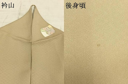 平和屋着物●上質な小紋 色紙文 金彩 正絹 逸品 AABD8627fy