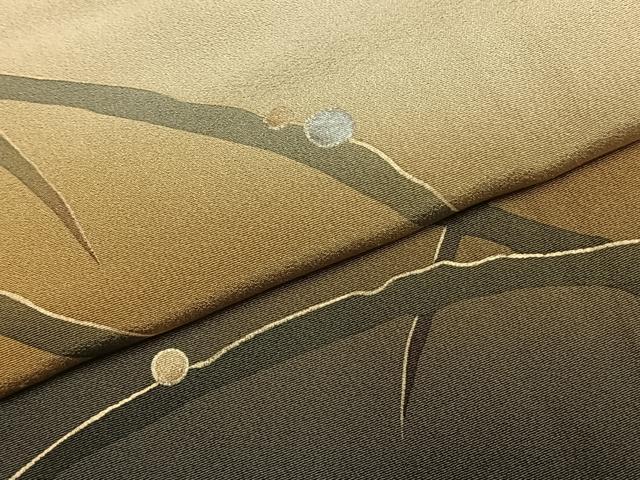 平和屋着物○訪問着 作家物 露芝文 暈し染め 金彩 正絹