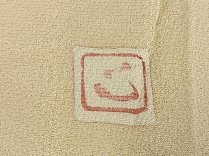 平和屋着物●ろう彩工芸 奥村一心 小紋 散らし文 正絹 逸品 AABD8652fy