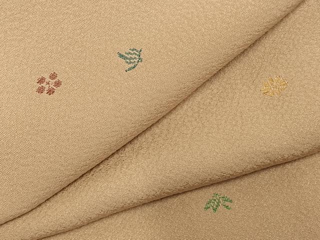 平和屋着物○本加賀友禅作家 梶山伸 小紋 舞花文 正絹 逸品 AABD8653fy