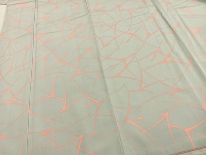 平和屋着物●上質な小紋　飛鳥文　正絹　逸品　AABD8654fy