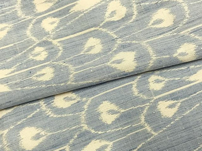 平和屋着物●上質な紬　孔雀文　正絹　逸品　AABD8656fy