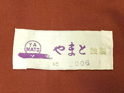 平和屋着物●本場大島紬　雪芝文　正絹　逸品　AABD8660fy