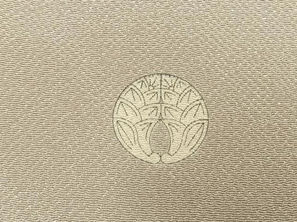 平和屋着物●十七代京屋林蔵　色留袖　駒刺繍　人物風景文　金彩　鬼しぼ縮緬　正絹　逸品　AABD8677fy