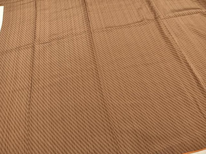 平和屋着物●上質な小紋　斜縞　正絹　逸品　AABD8680fy