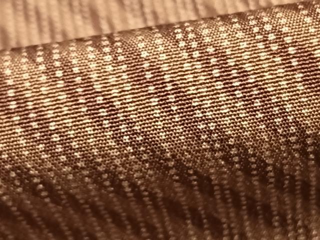 平和屋着物●上質な小紋　斜縞　正絹　逸品　AABD8680fy