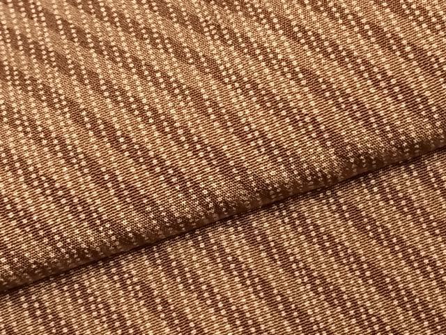 平和屋着物●上質な小紋　斜縞　正絹　逸品　AABD8680fy