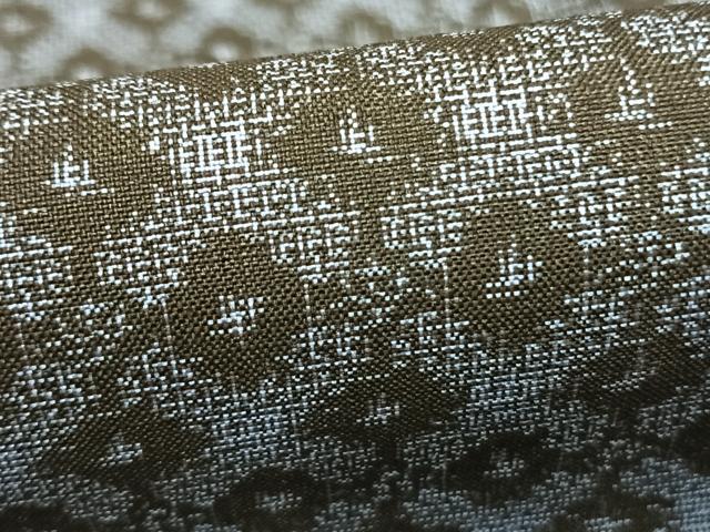 平和屋着物●本場大島紬　割り込み絣　正絹　逸品　AABD8691fy